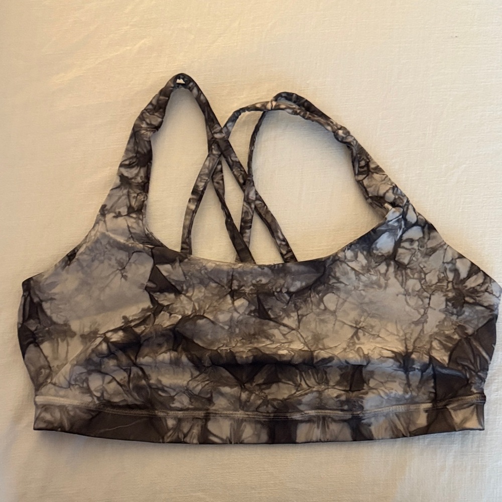 Lululemon Marble Gray Sports Bra